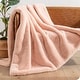 preview thumbnail 51 of 54, Bare Home Faux Fur Blanket - Ultra-Soft Blanket - Luxurious Fuzzy Warm Oversized 60" x 80" - Blush