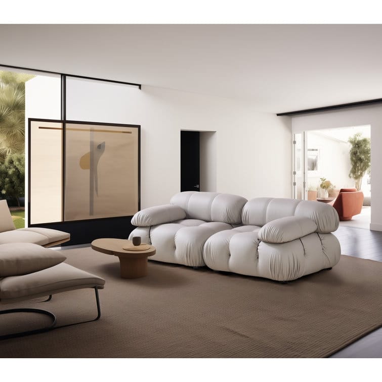 Breeley 76'' Anti-scratch Faux Leather Loveseat