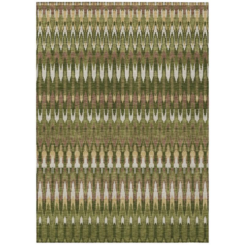 HomeRoots Southwestern Transitional Rectangle Outdoor Rug