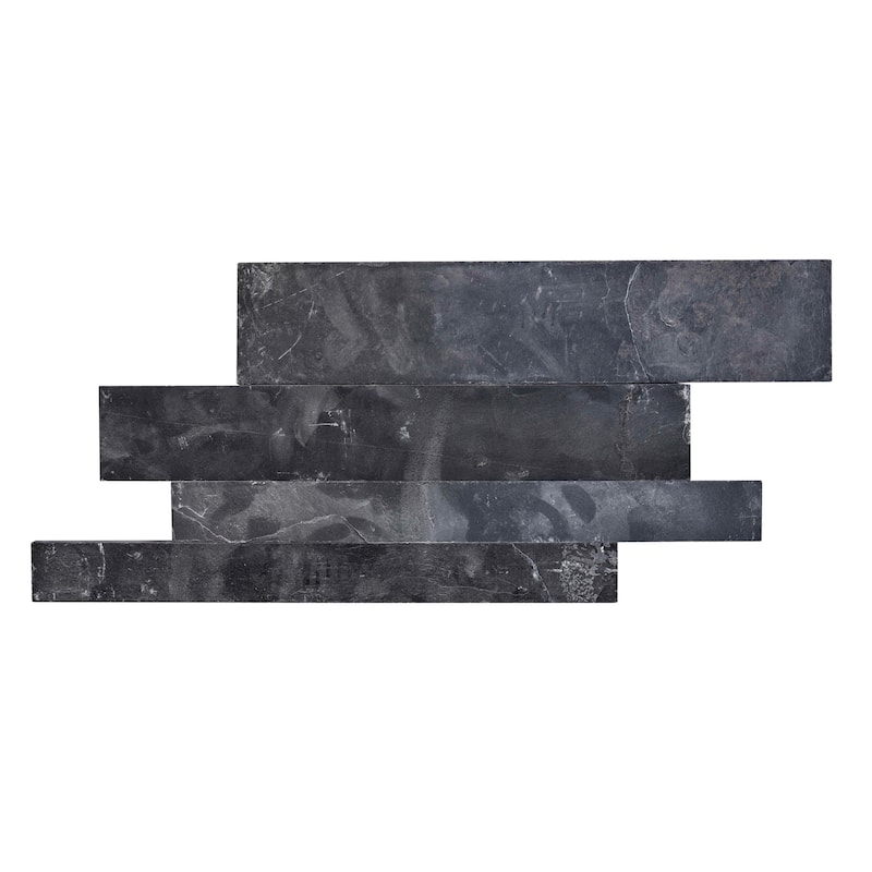 Cruz Bay Studio MKT2769 Linear Lines - 6" x 12" Brick Wall Tile -