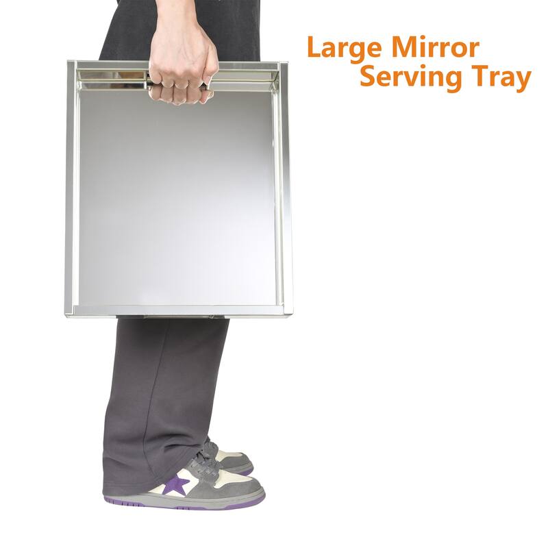 Mirror Glam Tray Decorative Tray