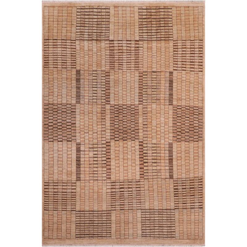 Chic Terrain Gabbeh Hand Knotted Wool Area Rug - 7'8'' x 9'8''