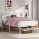 preview thumbnail 38 of 38, VECELO 14 Inch Twin Size Metal Platform Bed Frame,Kids Bed Set of 2, Bed Frame Set of 2