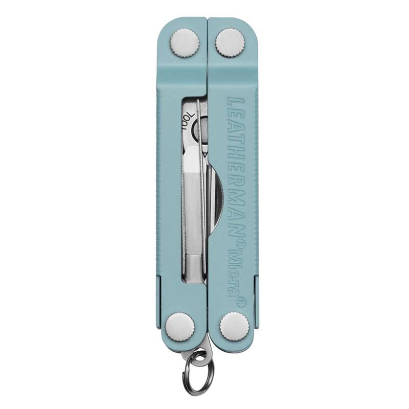 Leatherman Micra Pocket Friendly 10 in 1 Lightweight Multitool, Stainless Arctic