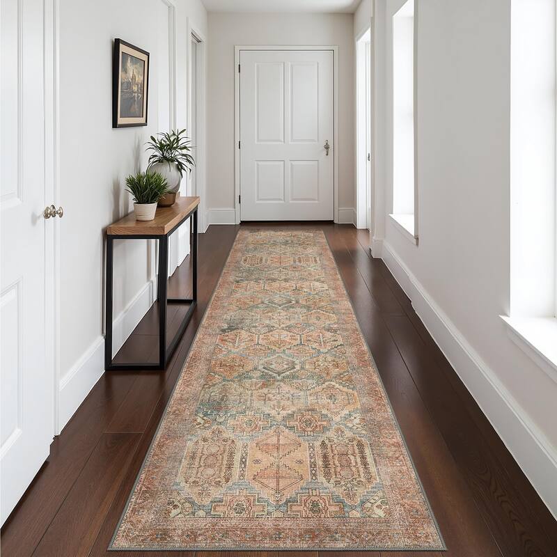 Mcow EverEase Collection Low Pile Machine Washable Non-Slip Area Rug