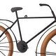 preview thumbnail 5 of 5, Brown Metal Traditional Bicycle Wall Decor