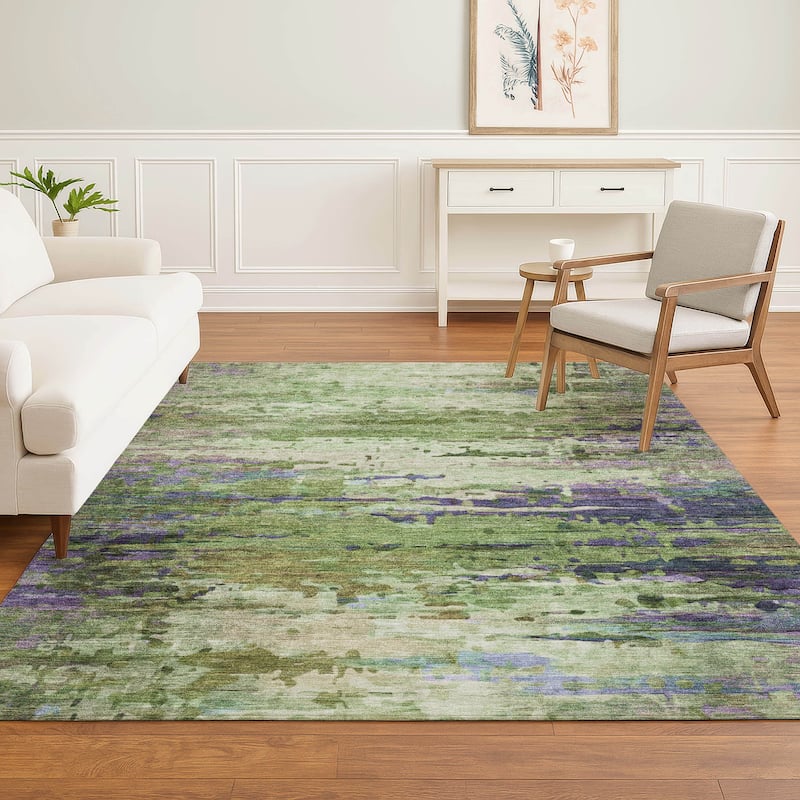 Premium Washable Super Soft Abstract Ombre Mayfield Rug