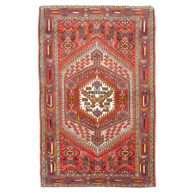 ECARPETGALLERY Hand-knotted Anadol Grey Wool Rug - 4'2 x 6'5