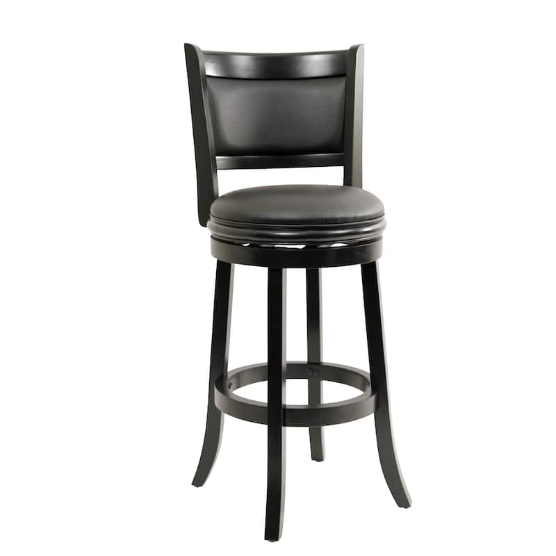 Augusta Wood Indoor Swivel Barstool