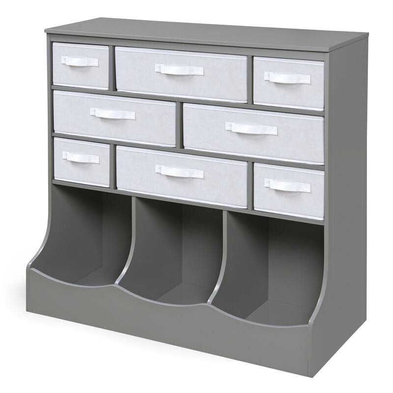 Storage Station with Eight Baskets and Three Bins