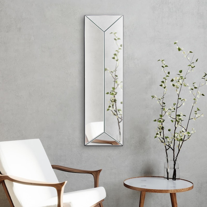 Allan Andrews Frameless Rectangular Beveled Mirror Panel