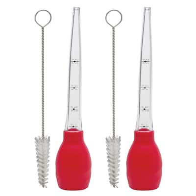 HIC Roasting Stand-Up Turkey Baster, Set of 2