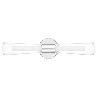 Amara Integrated LED Polished Chrome Bath Bar