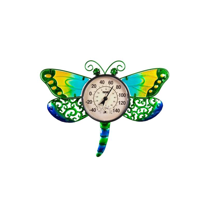 Dragonfly Outdoor Wall Thermometer