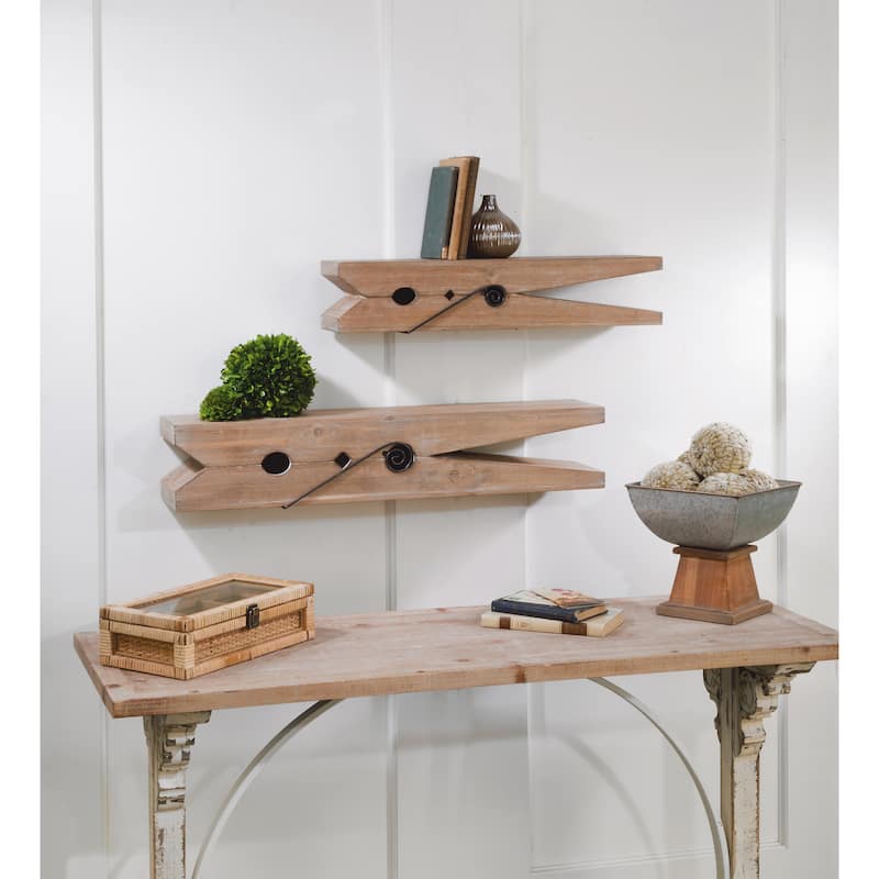 Decorative Wood Wall Shelf