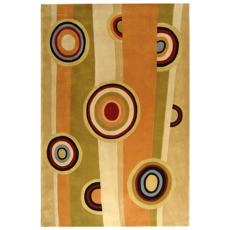 SAFAVIEH Handmade Rodeo Drive Ireland Mid-Century Modern Abstract Wool