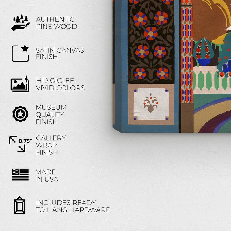 Wynwood Studio World and Countries VOLATILIA LIGNUM Brown and Dark Brown Modern & Contemporary Wall Art Canvas Print