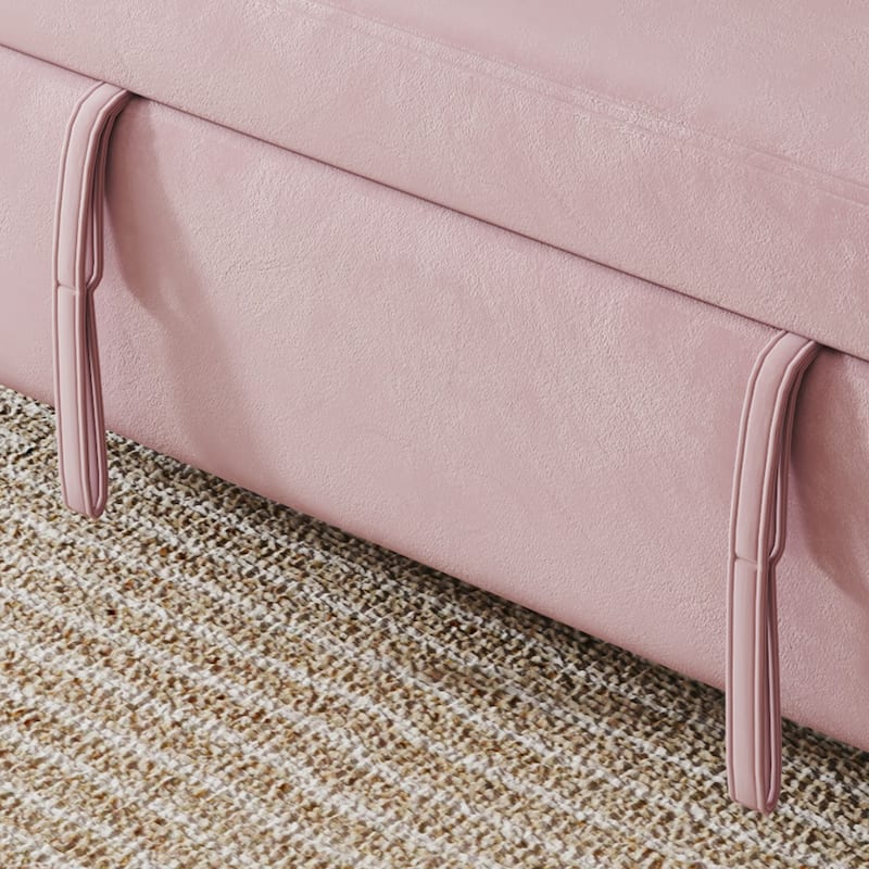 Sofa at the Forefront: 54-inch Velvet Sofa Bed for Multi-purpose Living Spaces, Featuring a Retractable Bed