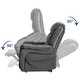 preview thumbnail 10 of 12, Lay flat recliner Power Lift Recliner Chair for Elderly with Massage and Heat