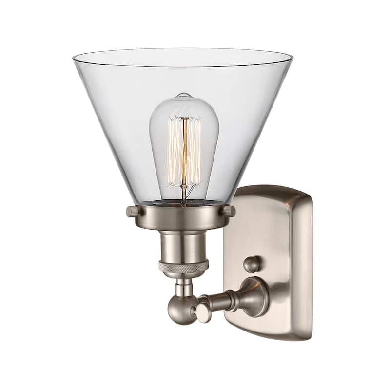 Innovations Lighting Large Cone 8" Wide Bathroom Sconce