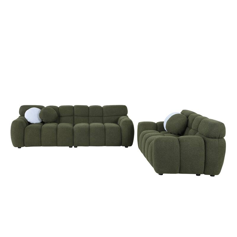 Modern ergonomic marshmallow sofa for living room