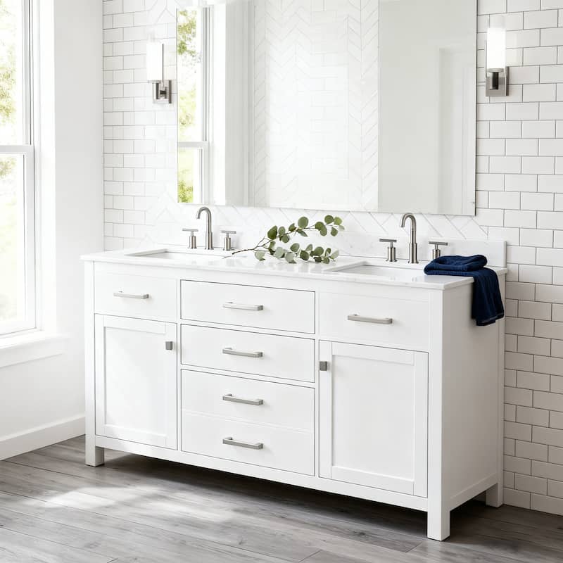 Nephelily 48" 60" 72" Uni-Vanity Bathroom Cabinet with Extra-Tall Drawer - 48 in. Base Only No Top