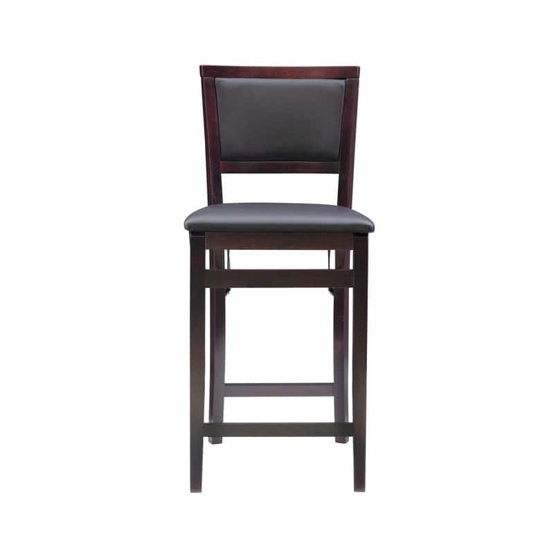 Aldersey Espresso Folding Counter Stool
