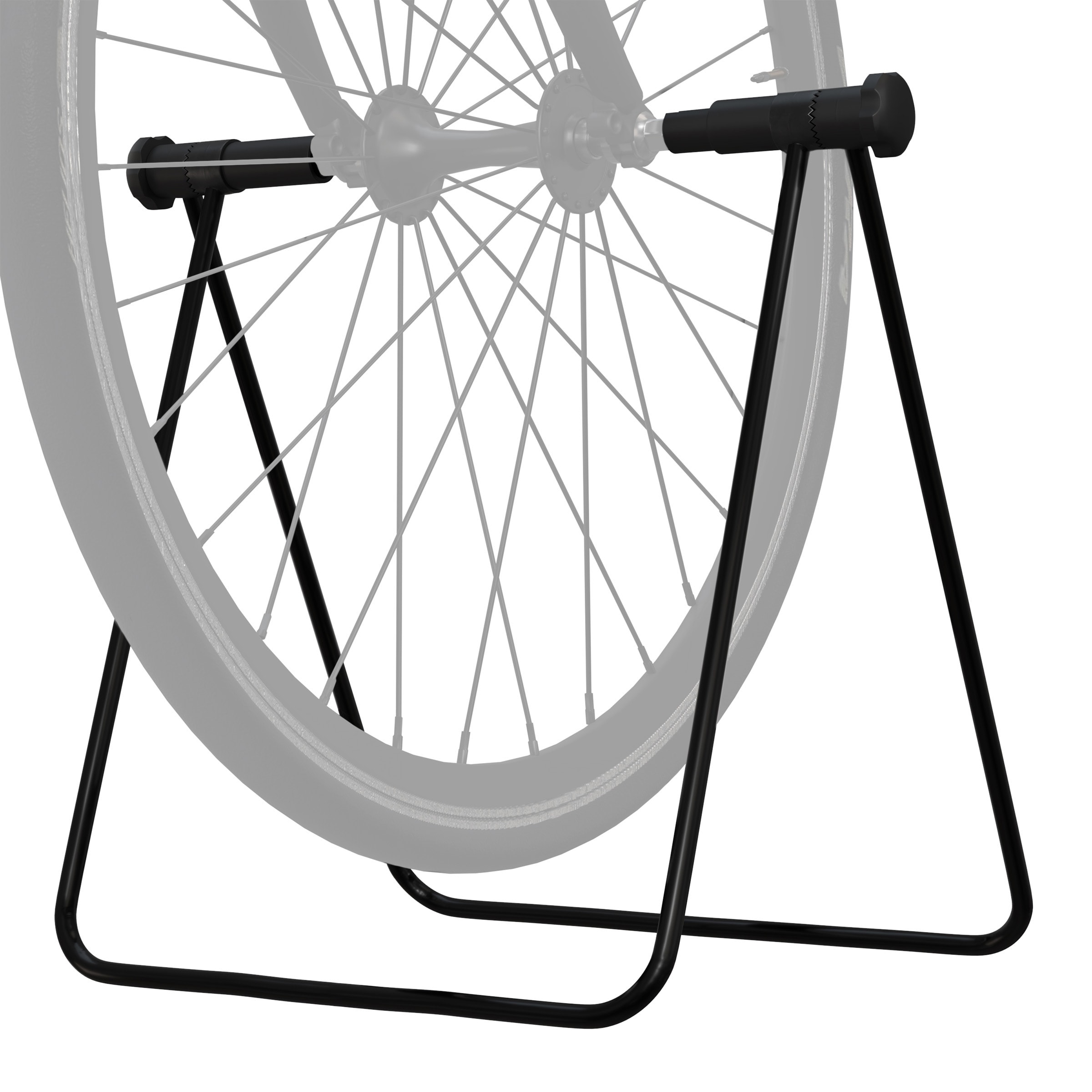 Bike Repair Stand Foldable Bicycle Stand for Maintenance and Repairs with Chainstay Mounts Bike Accessories by Rad Sportz Black