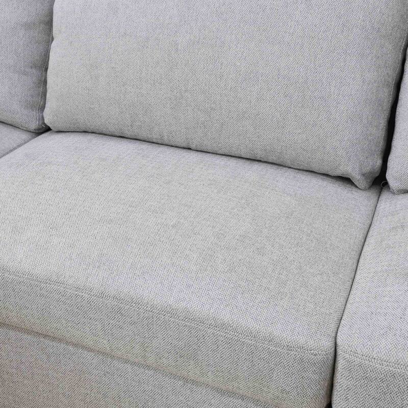 Convertible Modular Sofa Bed with Ergonomic Recline and Space-Saving Design