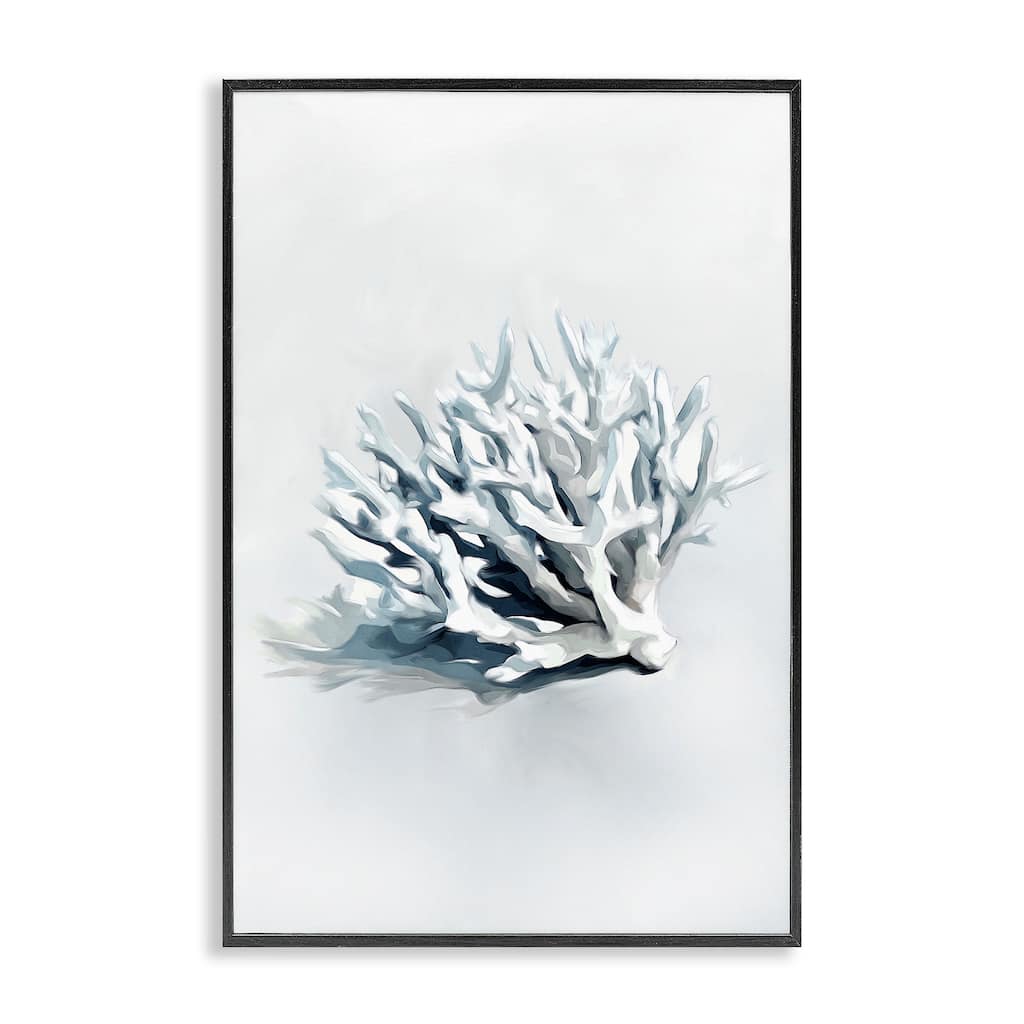 Stupell Subtle Staghorn Coral Framed Giclee Art Design By Ramona Murdock