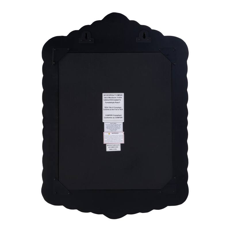 Vivienne 20 in. W x 28 in. H Bone Inlay Vertical Accent Wall Mirror