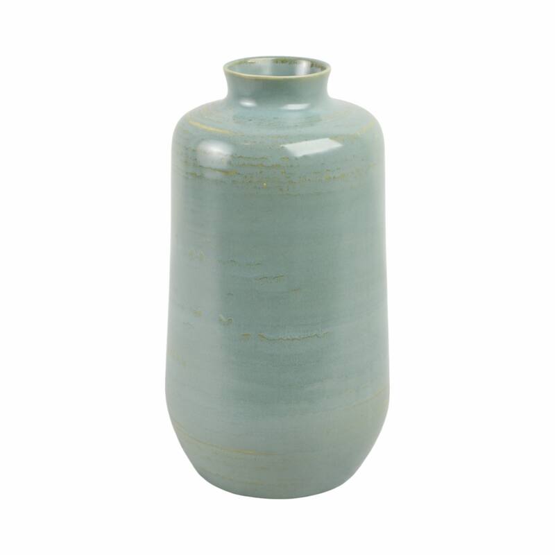 Decorative Vase - Green Ceramic Minimalist