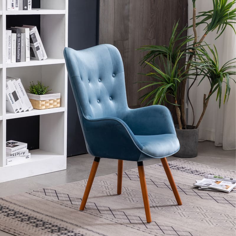 Tufted Button Back Accent Chair