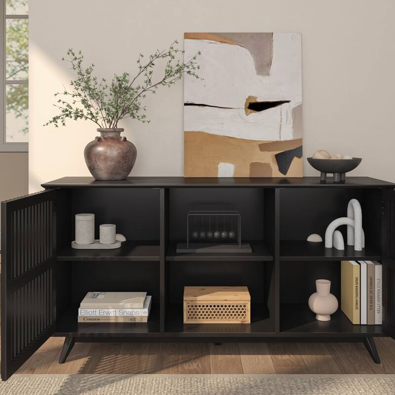 Plank and Beam Mid-Century Modern 2-Door Sideboard/TV Stand
