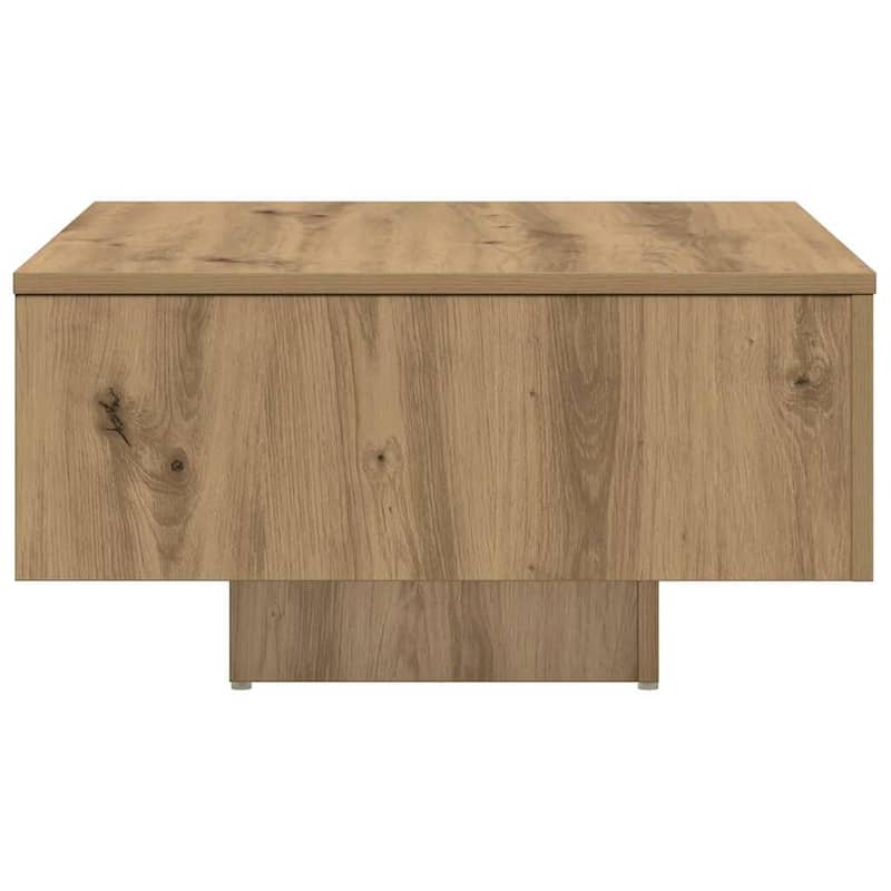 vidaXL Coffee Table Artisan Oak Engineered Wood Regular Coffee Table - 23.6 x 23.6 x 12.4