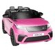 preview thumbnail 1 of 26, Ride On Cars for Kid 4-8, 12V Licensed Land Rover Ride Electric Car Pink