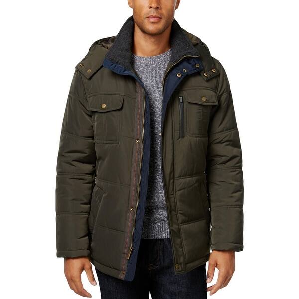 Shop London Fog Mens Big Tall Parka Coat Winter Puffer Lt