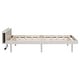 preview thumbnail 9 of 30, Rubberwood Platform Bed Twin Size Storage Frame, Functional Headboard with Side Bookcase and Built-in USB Port