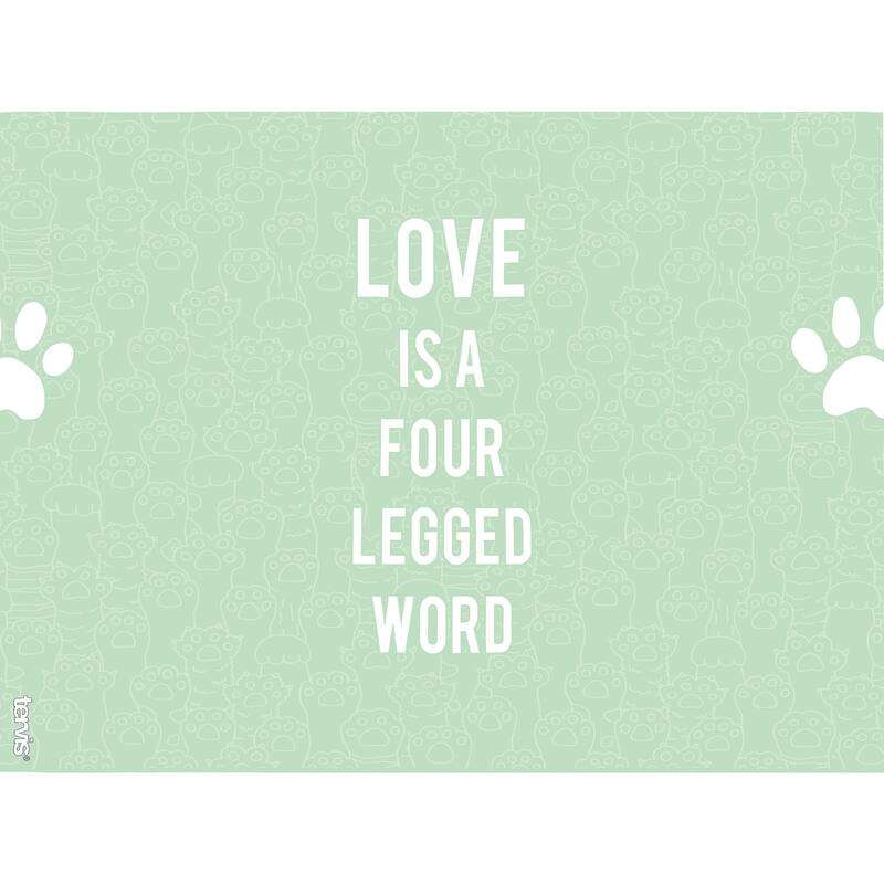 Tervis Love is a Four Legged Word Made in USA Double Walled Insulated Travel Tumbler, Classic