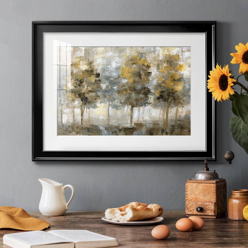Linen Trees Premium Framed Print - Ready to Hang