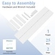preview thumbnail 65 of 94, 6-Piece HDPE Outdoor Dining Table Sets with Umbrella Hole - 1-Table 4-Chairs-1-Bench