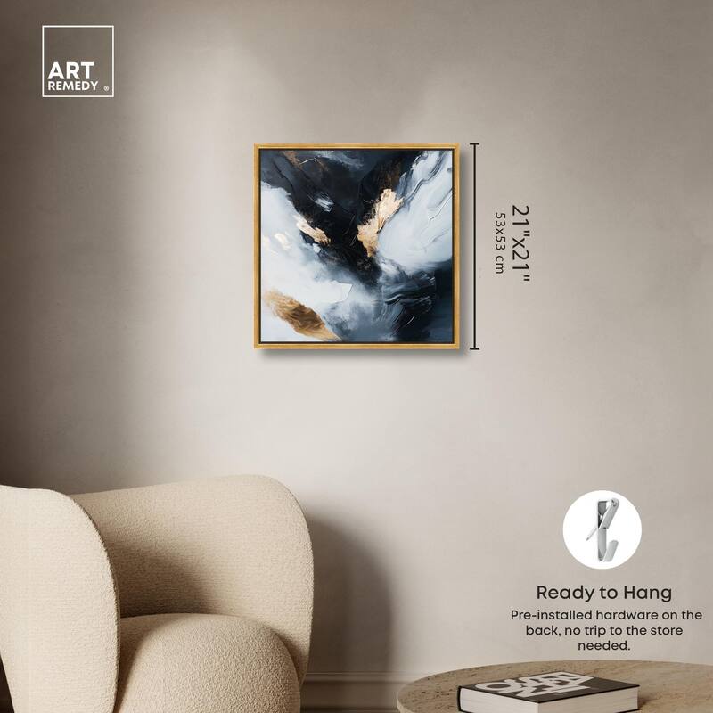 Golden Spark II Canvas by Art Remedy