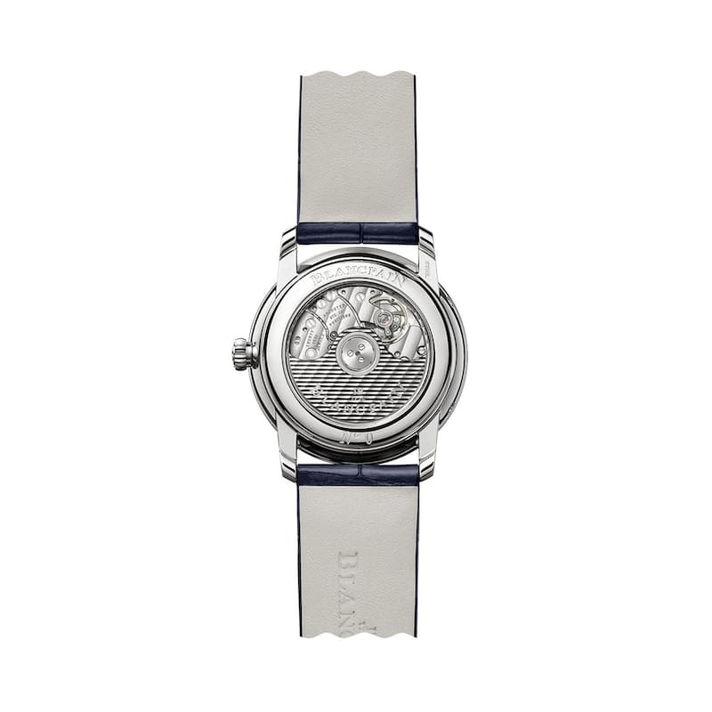 Blancpain SS Villeret Quantieme Phase De Lune Women's Watch - White - White