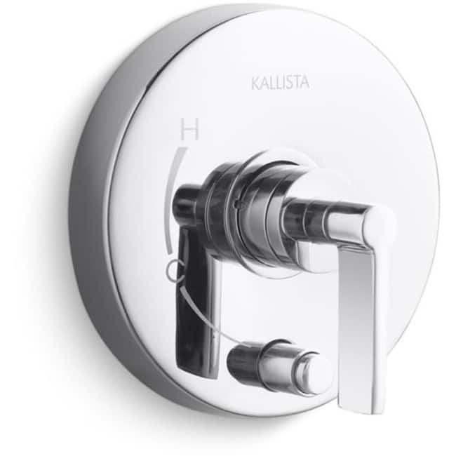 Kallista One Pressure Balance Valve Trim with Diverter Lever Handle - Chrome