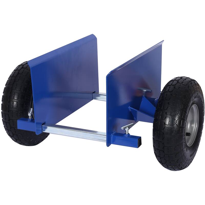 Heavy Duty Panel Dolly, 600LbS Capacity Door Dollys Pneumatic Wheels - 21.7“Lx5.9”Wx12“H