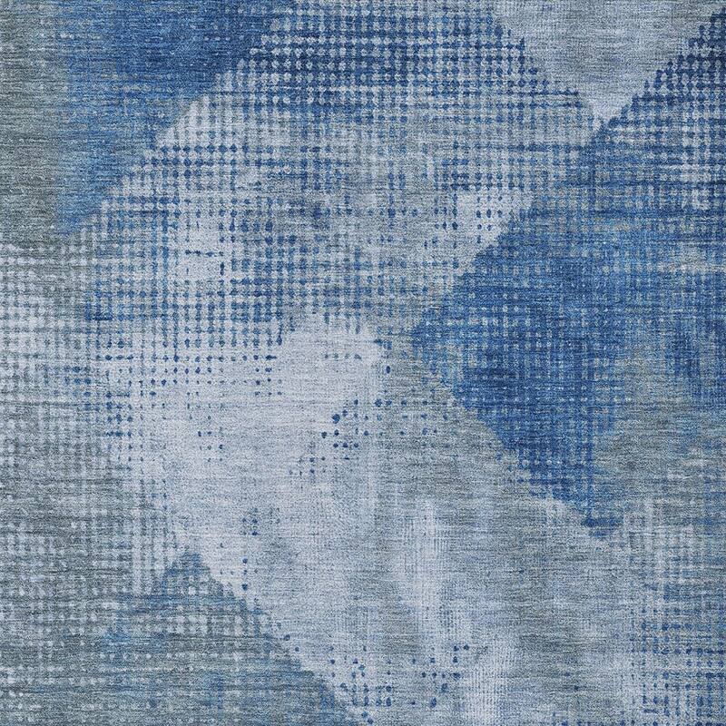 HomeRoots Geometric Transitional Rectangle Outdoor Rug
