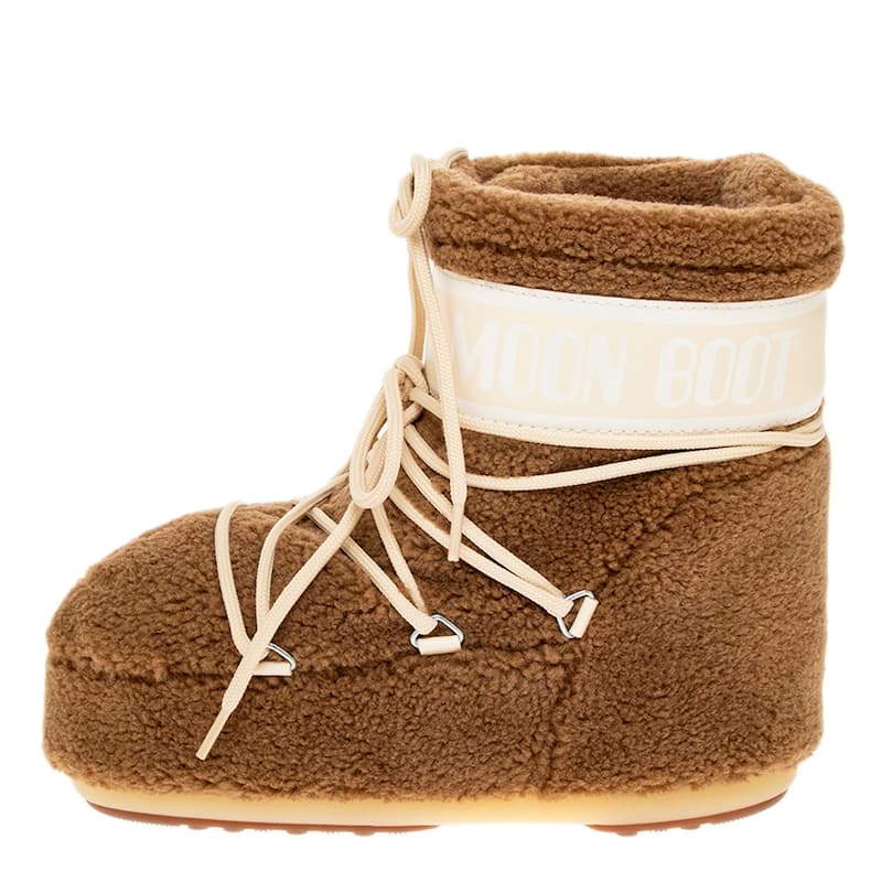 Moon Boot Icon Low Fleece Boot - Camel