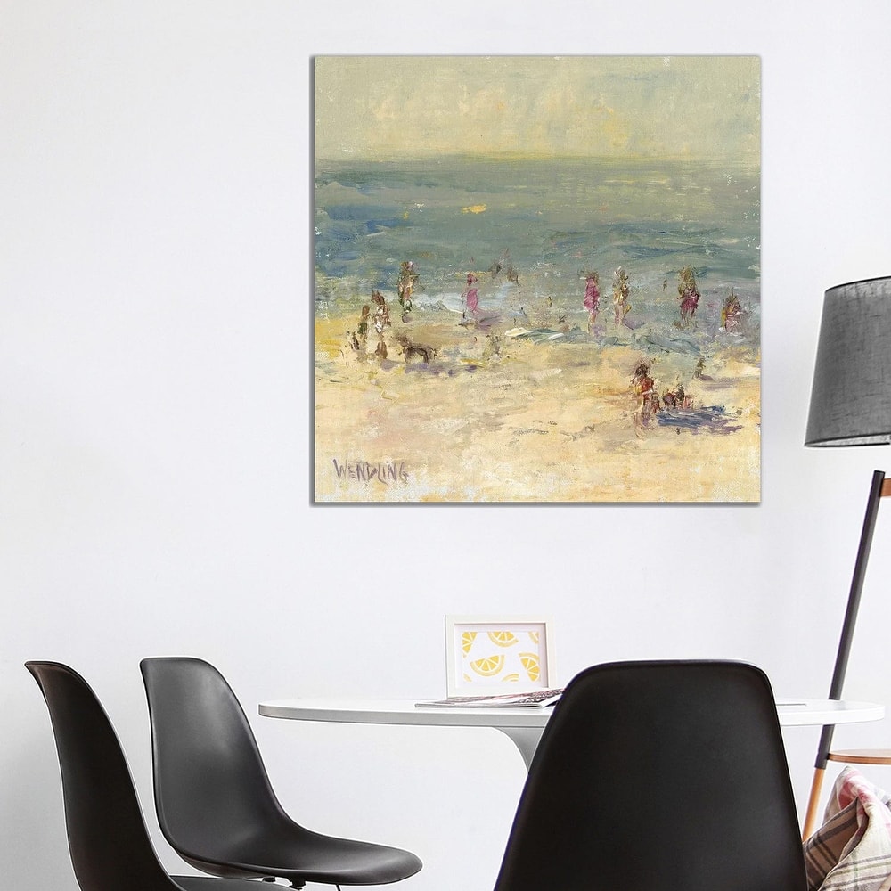 iCanvas "Impasto Beach Day II" by Marilyn Wendling Canvas Print