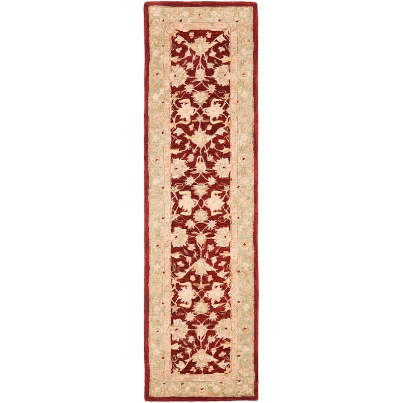 SAFAVIEH Anatolia Karanfila Traditional Oriental Hand-spun Wool Rug