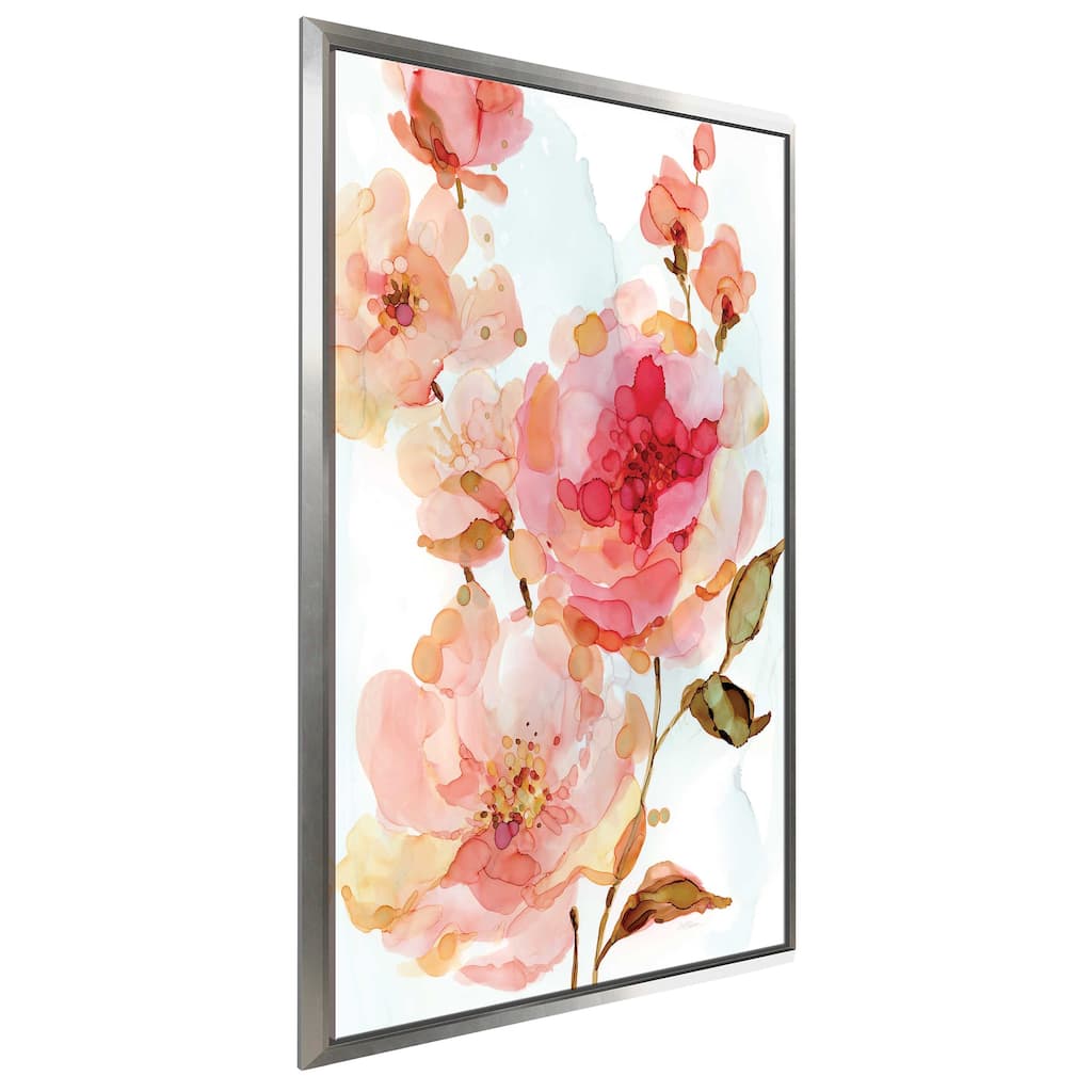"Vivid Roses" by Carol Robinson Print on Floating Canvas